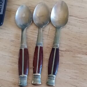 Vintage 1970's Sppons From Thailand